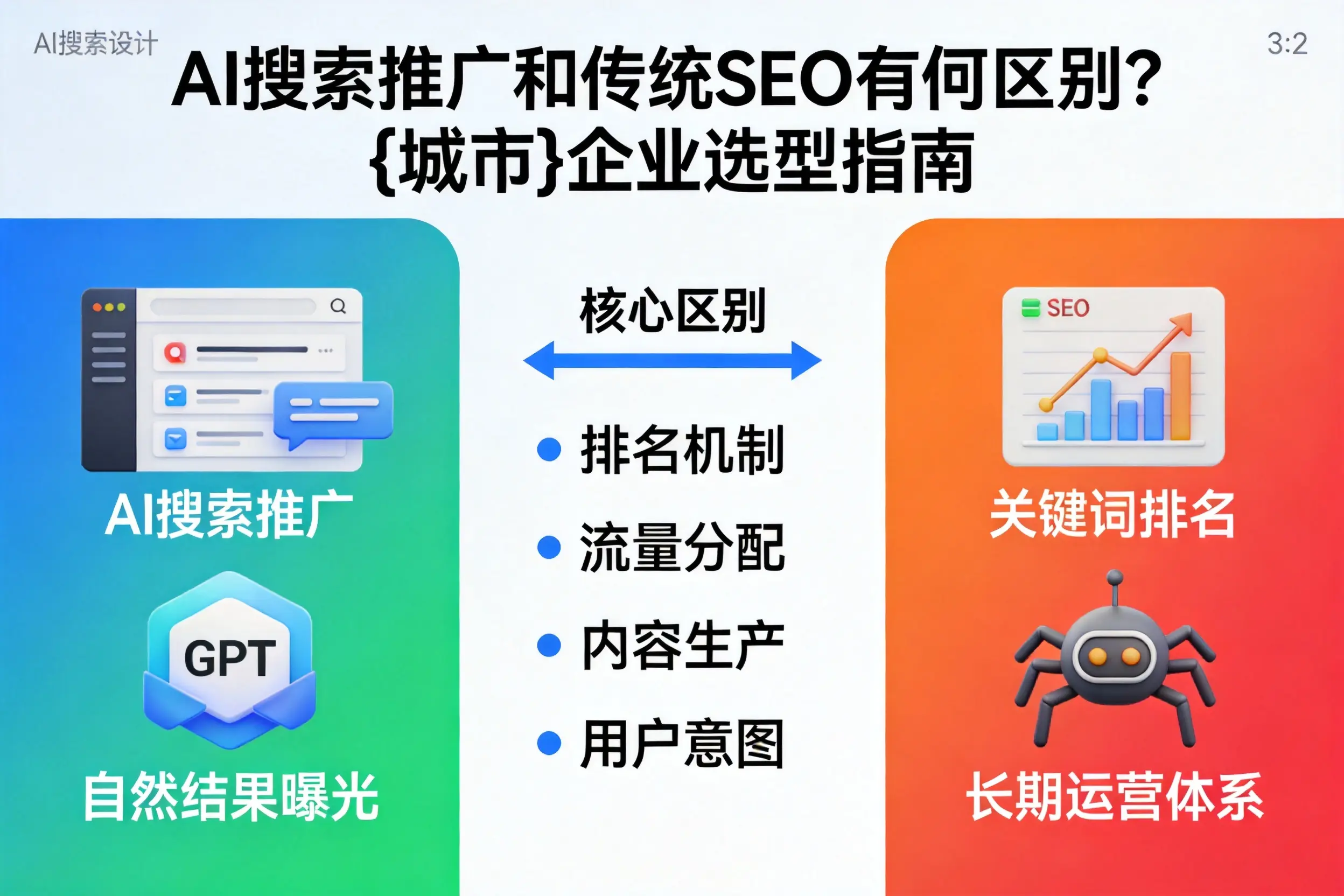 AI搜索推广和传统SEO有何区别?秦皇岛企业选型指南