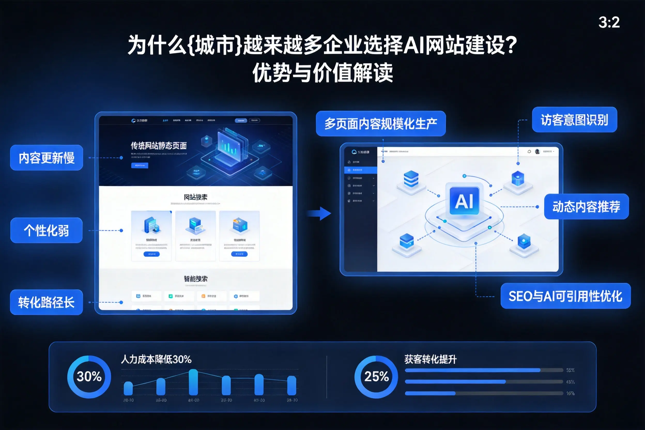为什么秦皇岛越来越多企业选择AI网站建设?优势与价值解读
