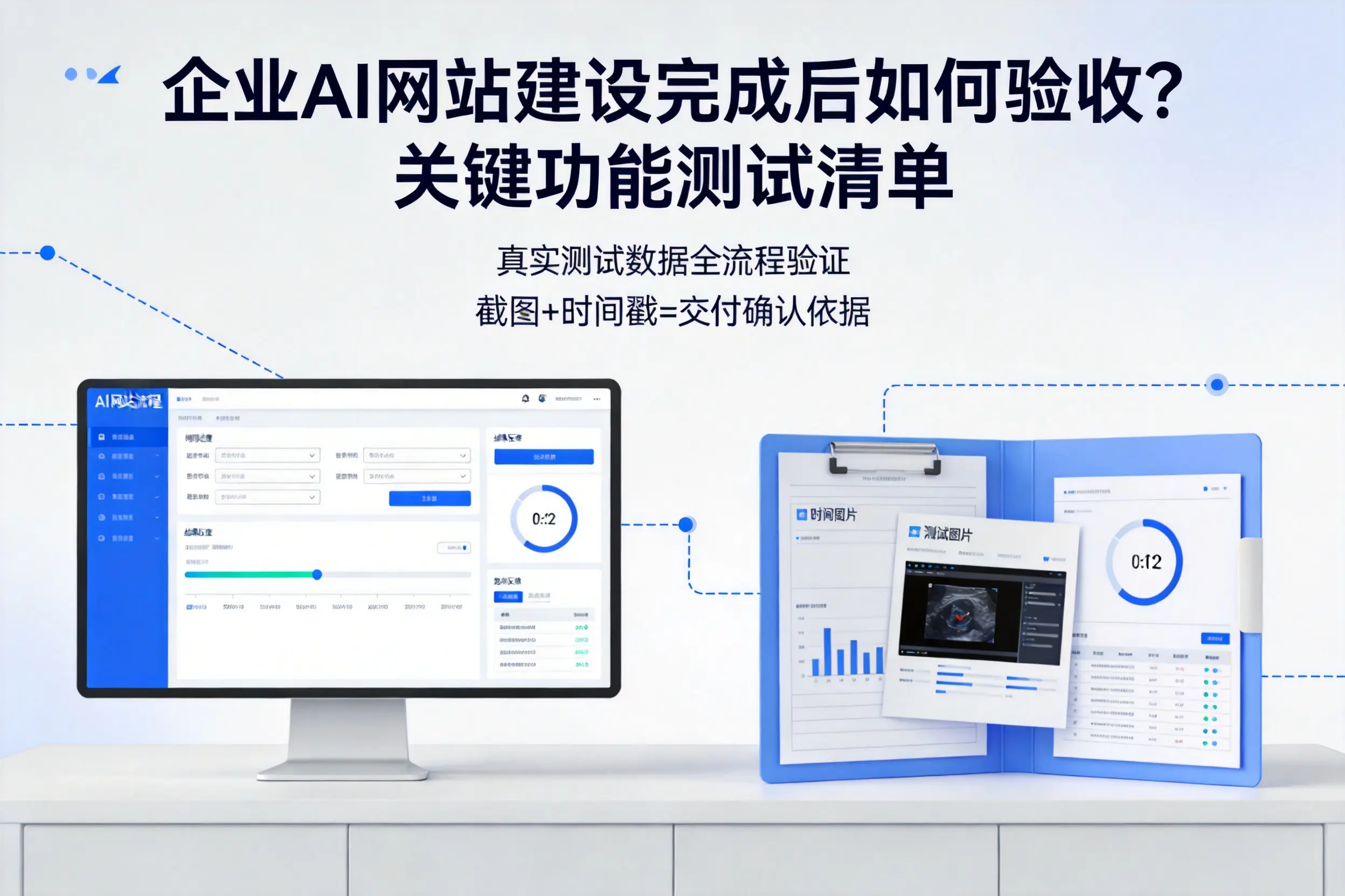 秦皇岛企业AI网站建设完成后如何验收?关键功能测试清单