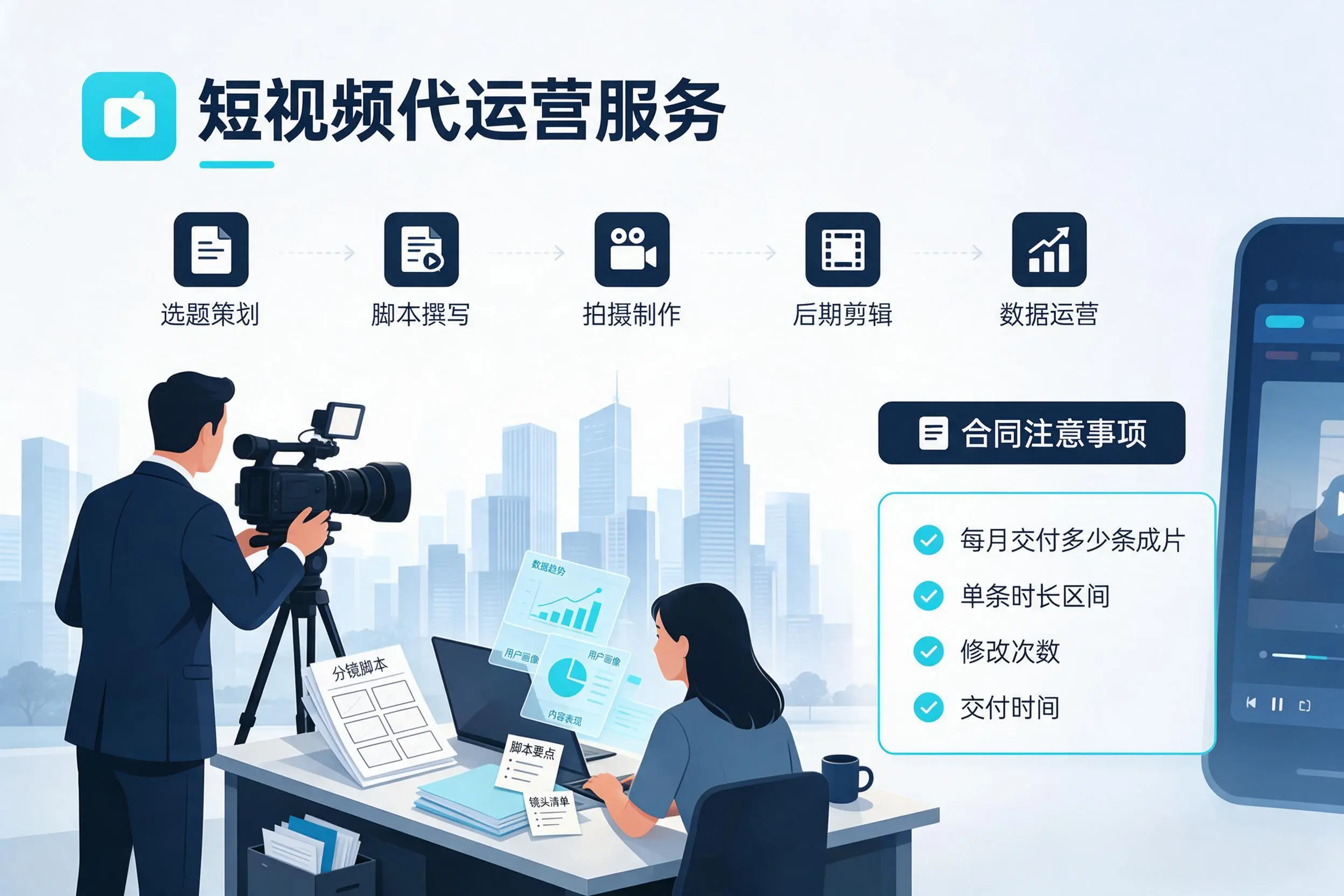 短视频代运营包含哪些服务？秦皇岛企业常见问题科普
