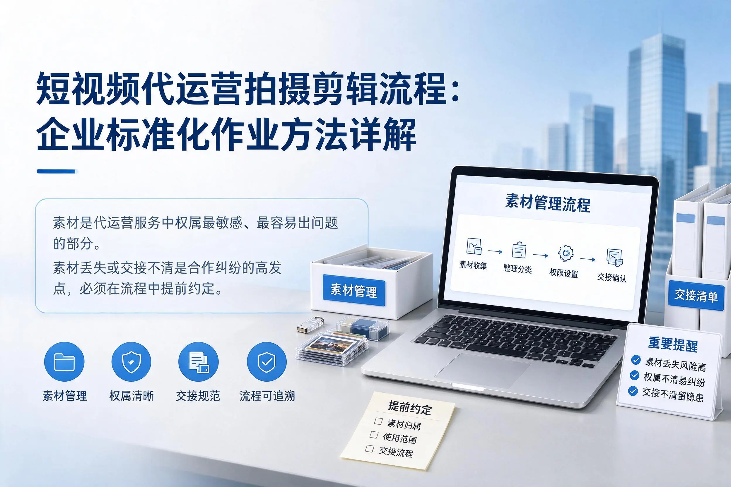 短视频代运营拍摄剪辑流程:秦皇岛企业标准化作业方法详解