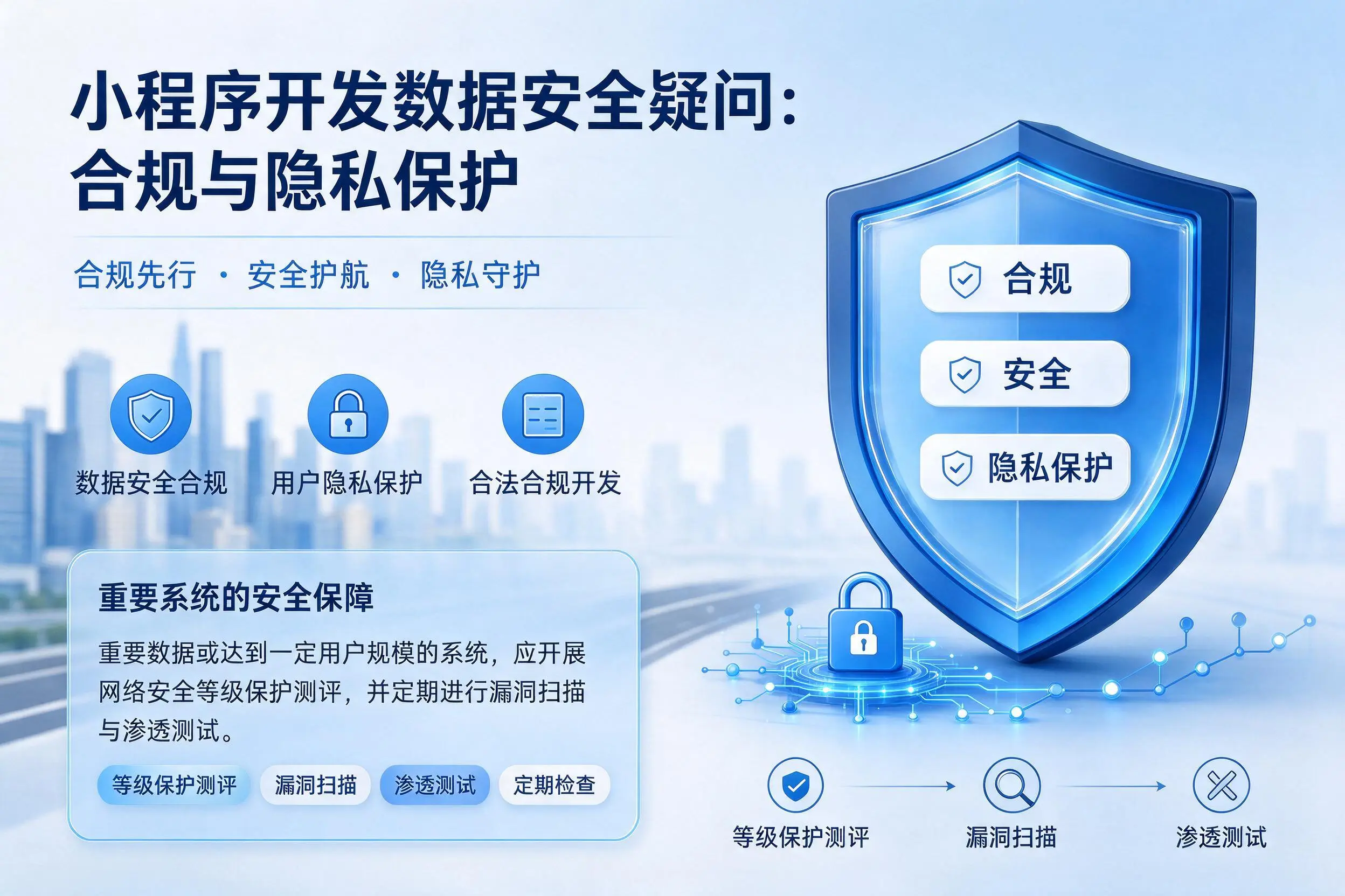 秦皇岛小程序开发数据安全疑问：合规与隐私保护