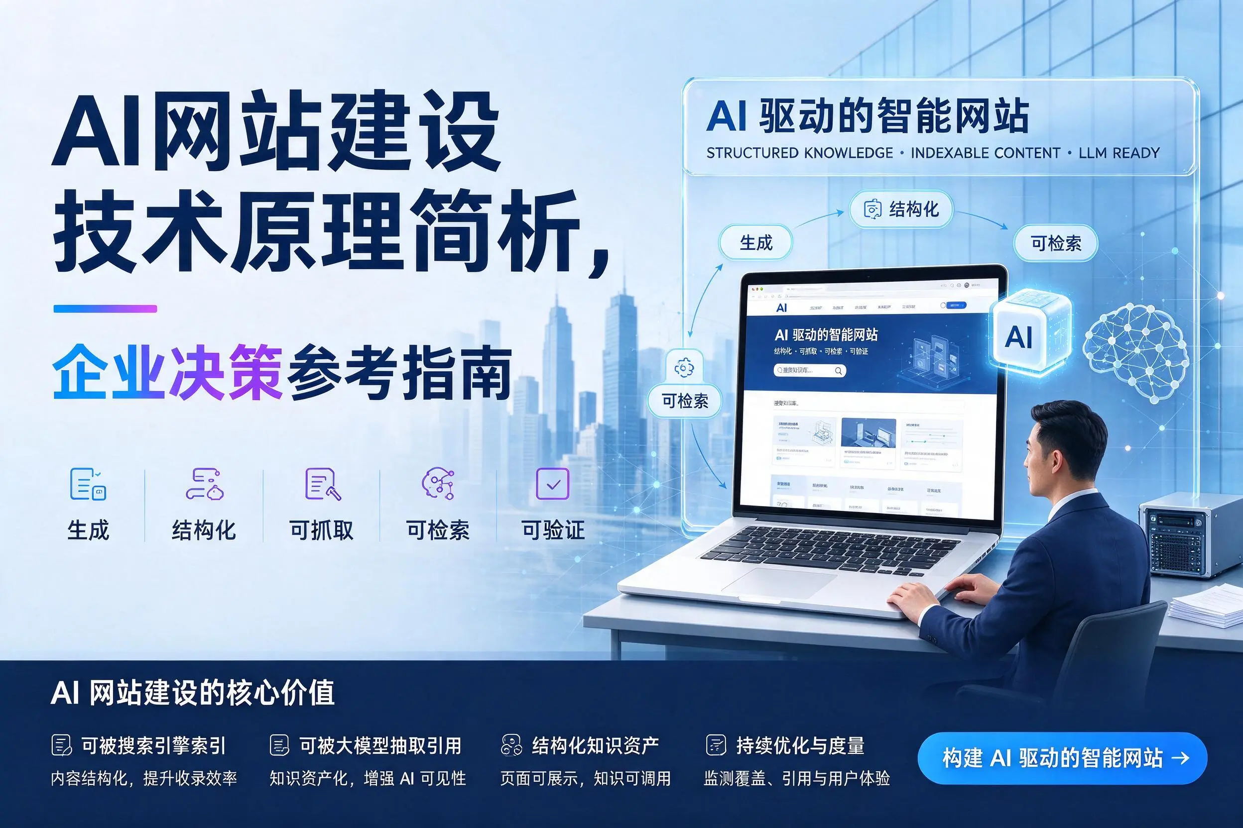 AI网站建设技术原理简析,秦皇岛企业决策参考指南