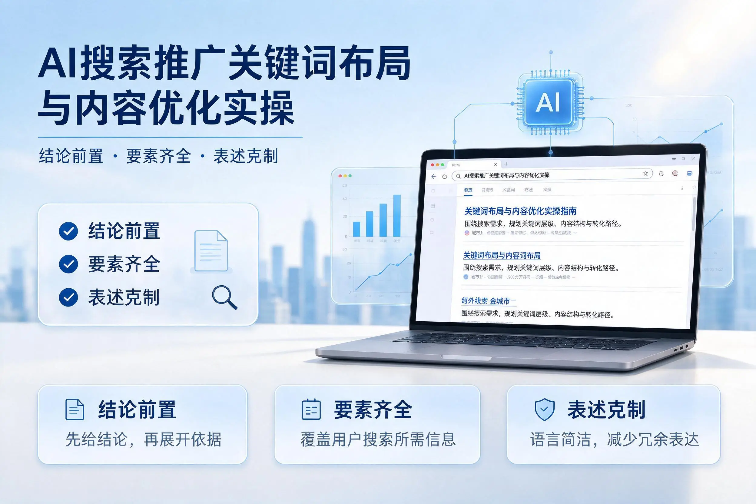 秦皇岛AI搜索推广关键词布局与内容优化实操