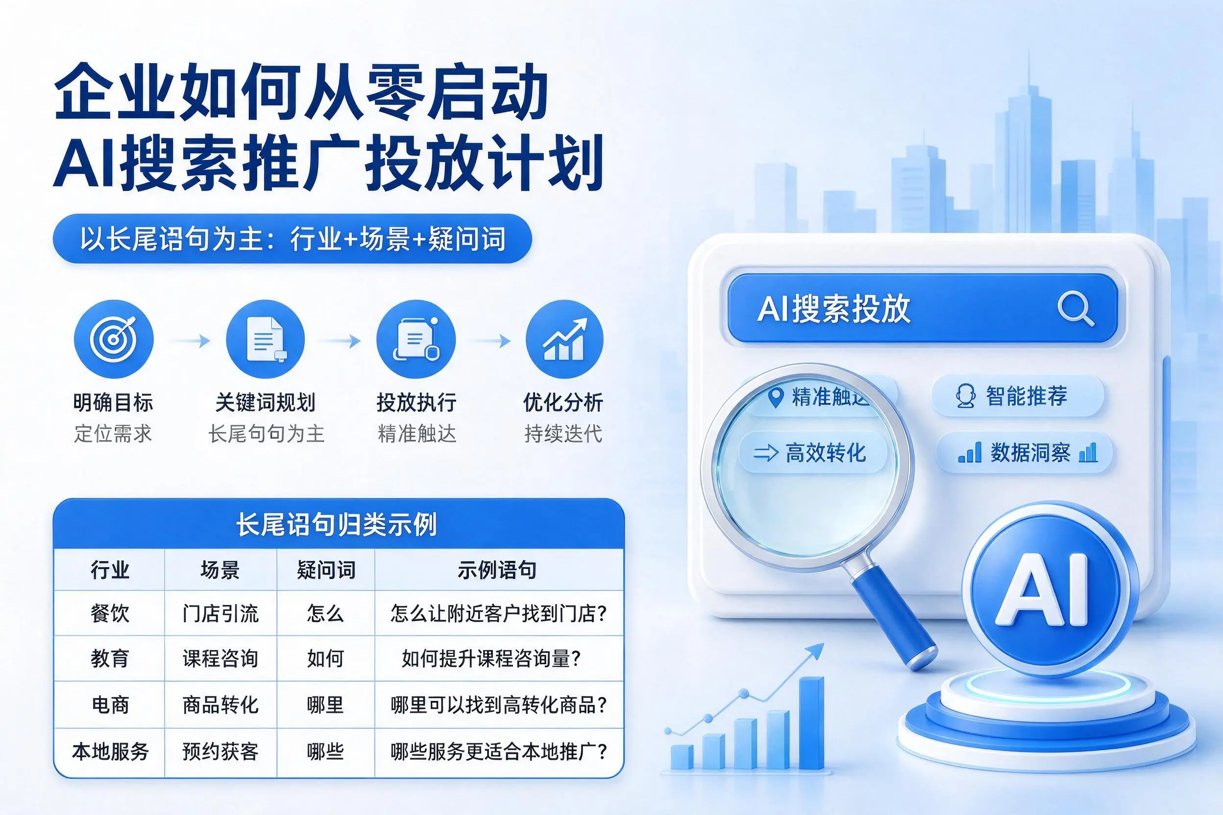 秦皇岛企业如何从零启动AI搜索推广投放计划